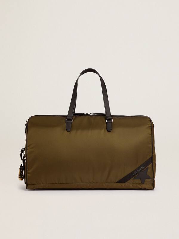 Journey Duffle Bag in military-green nylon