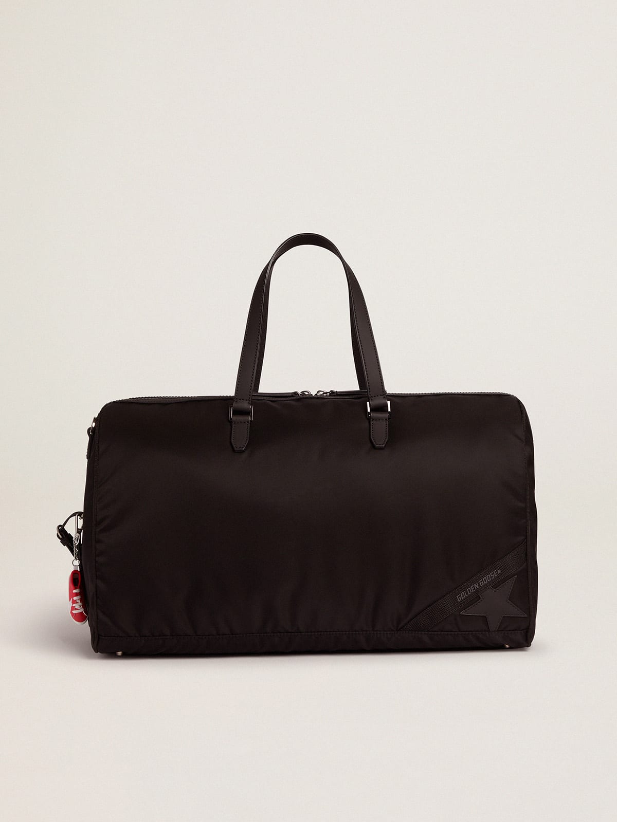 Journey Duffle Bag in black nylon | Golden Goose