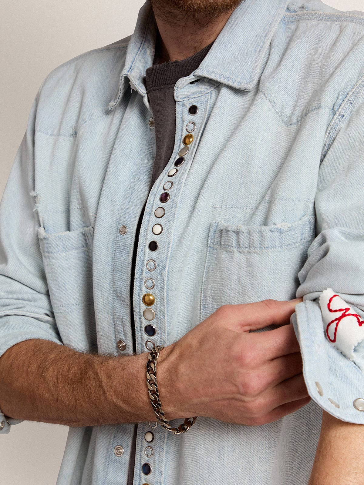 Golden Goose - Bracelet en chaîne Timeless homme in 