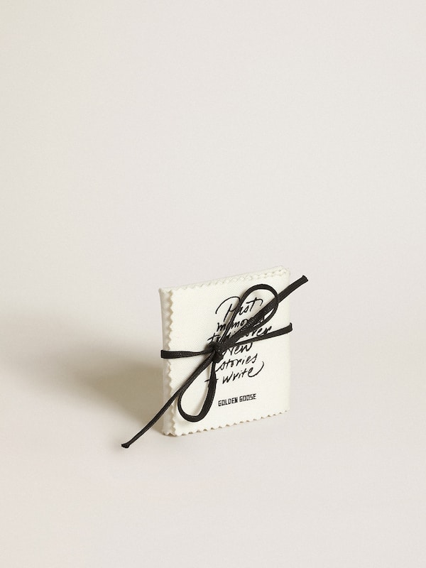 Golden Goose - Men's lace lock with clip in old gold color with Golden lettering in 