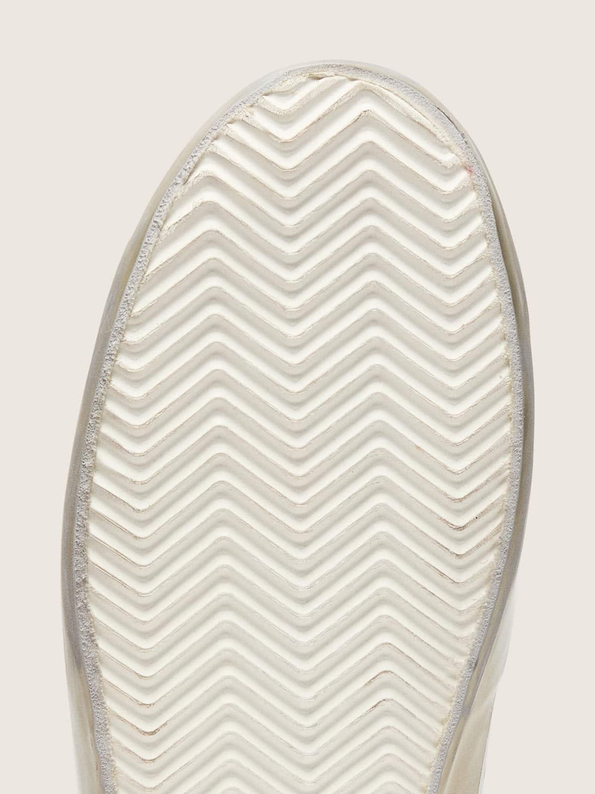 Golden Goose - Super-Star Uomo con foxing sparkle dorato e lettering in 