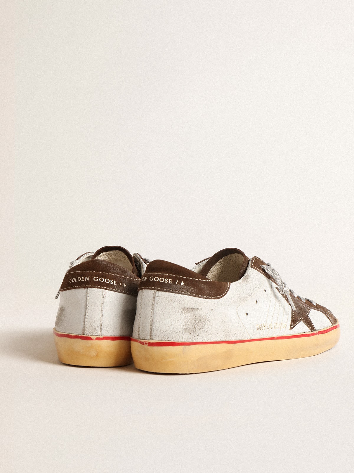 Golden goose brown suede online