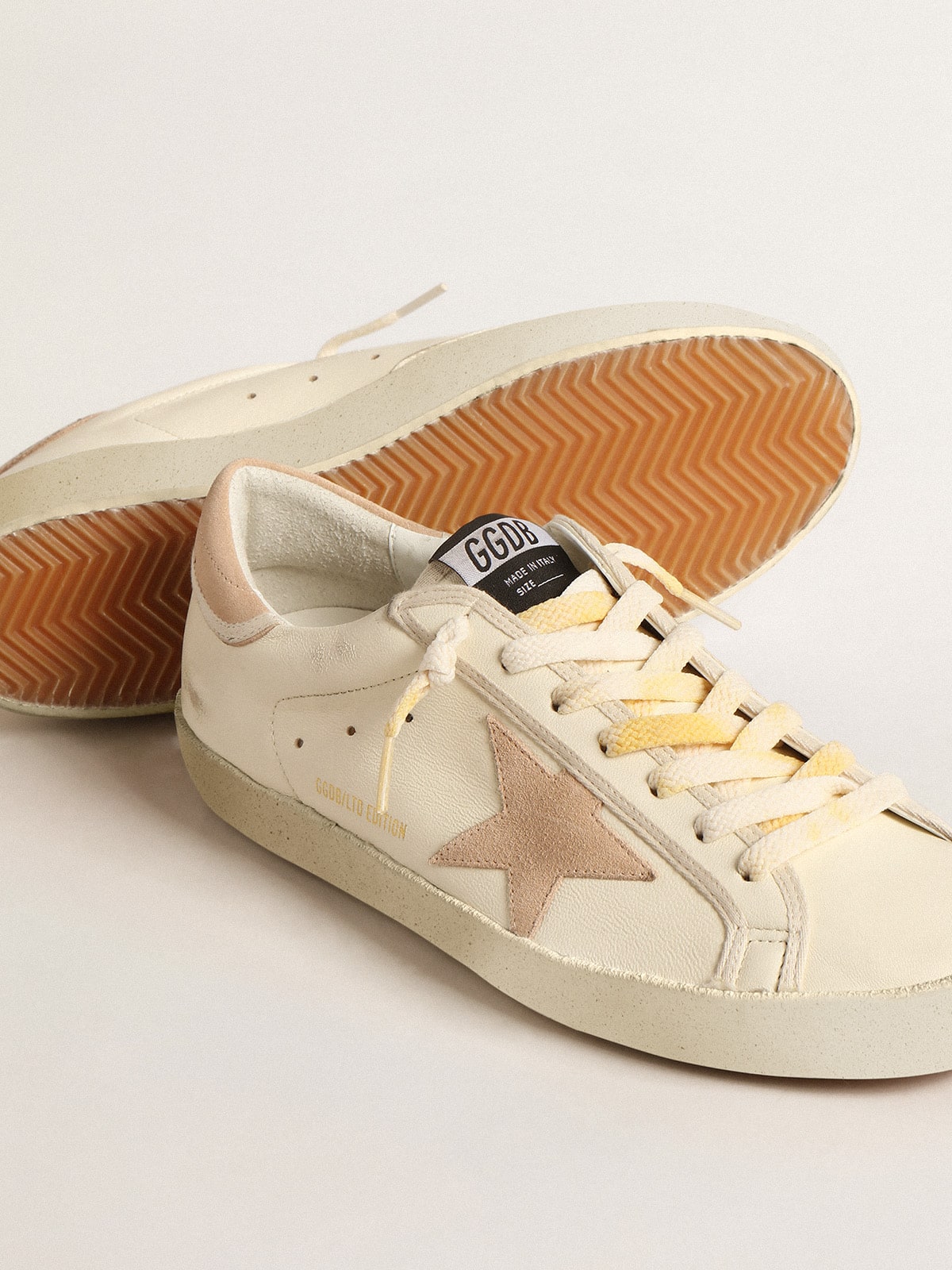 Golden Goose - 남성 스웨이드 스타 & 힐탭 나파 슈퍼-스타 LTD in 