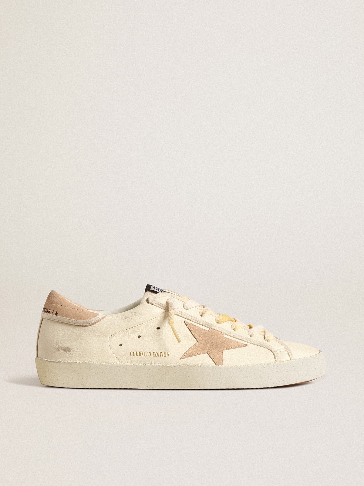 Golden Goose - Men’s Super-Star LTD in nappa with suede star and heel tab in 