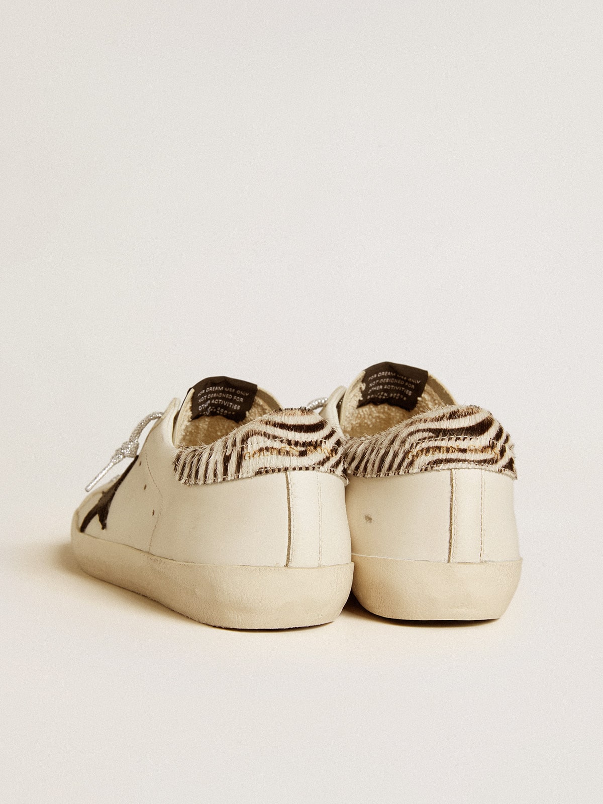 Golden Goose - Men’s Super-Star LTD with suede star and pony skin heel tab in 