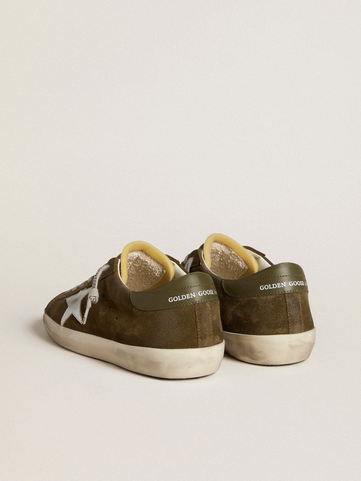 Golden Goose - Super-Star LTD in suede with metallic leather star and leather heel tab in 