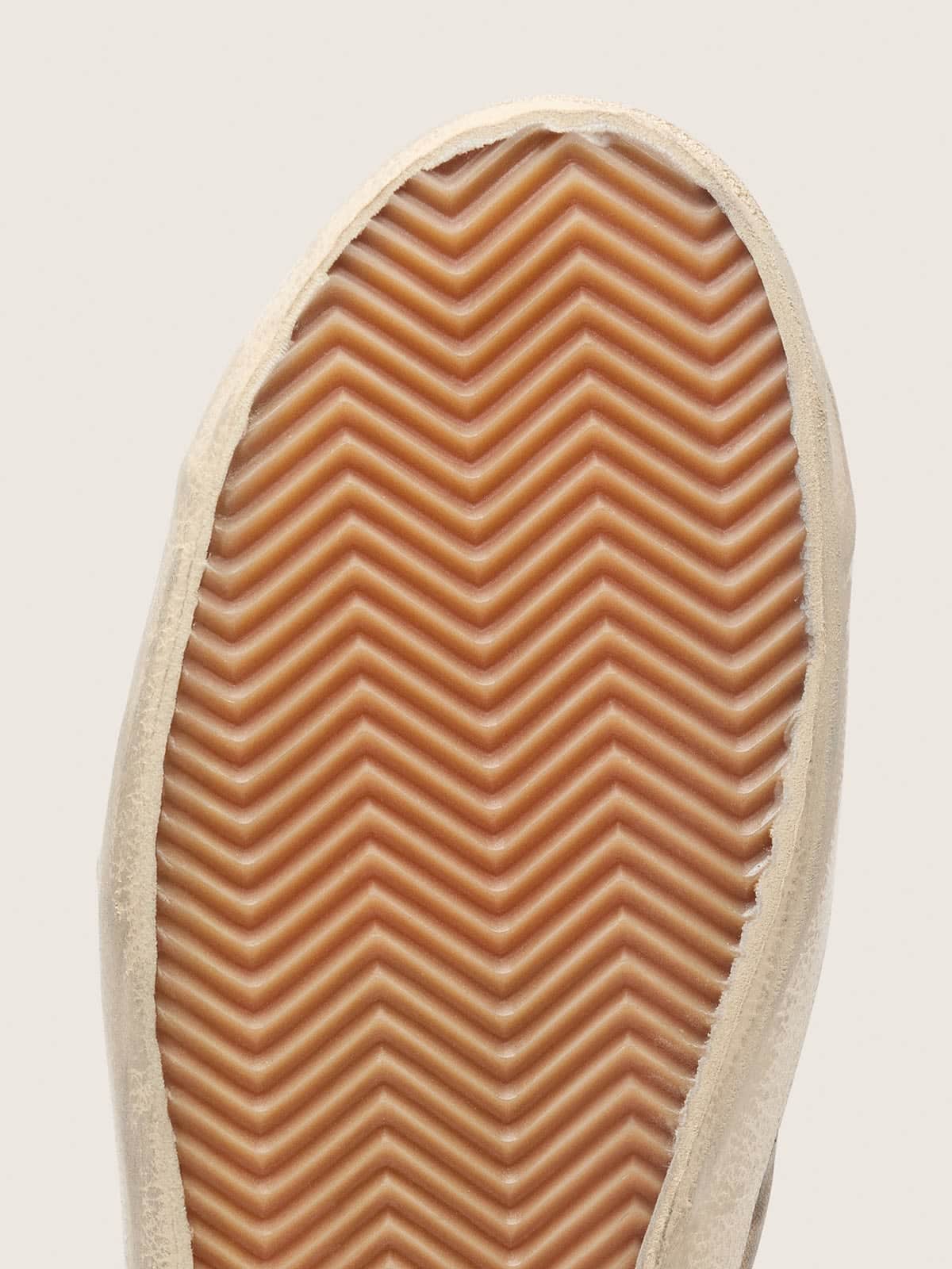 Golden Goose - Super-Star LTD Herren aus beigefarbenem Canvas mit schwarzem Lederstern in 