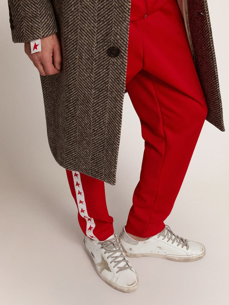 Golden Goose - Super-Star homme avec contrefort argent&eacute; et lettrage in 
