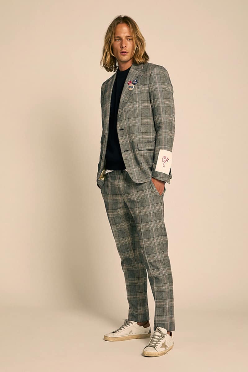 Golden Goose - Super-Star de hombre con estrella de ante y refuerzo del tal&oacute;n marr&oacute;n in 