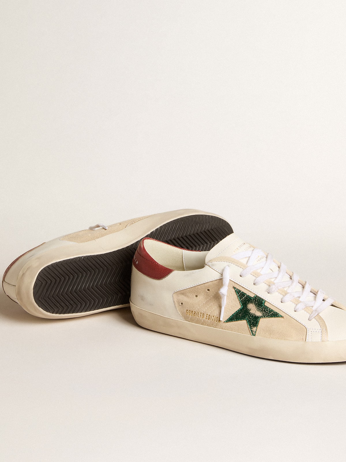 Golden fashion goose red star sneakers