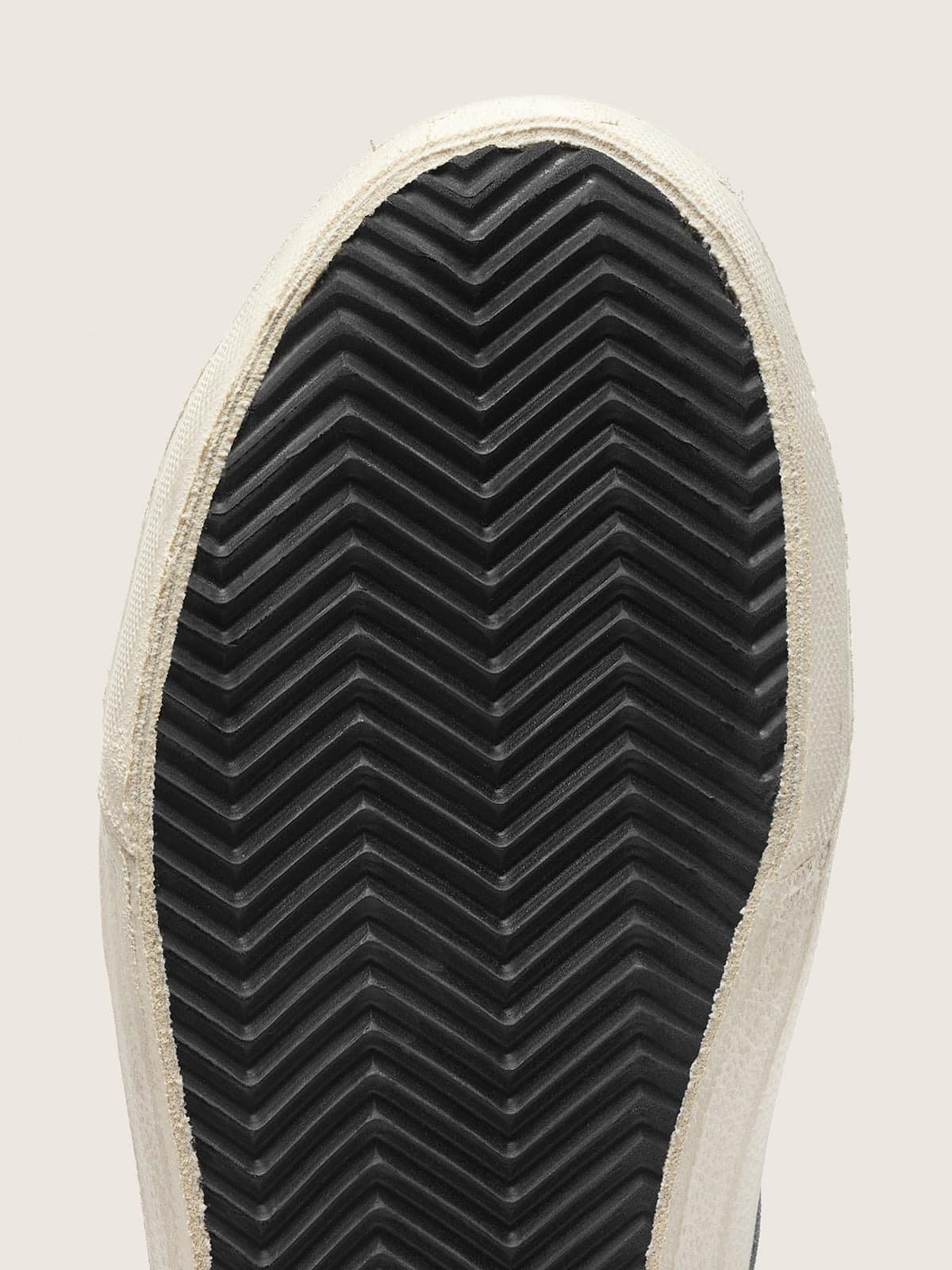Golden Goose - Slide Uomo in suede grigio con stella e virgola in nabuk marrone in 