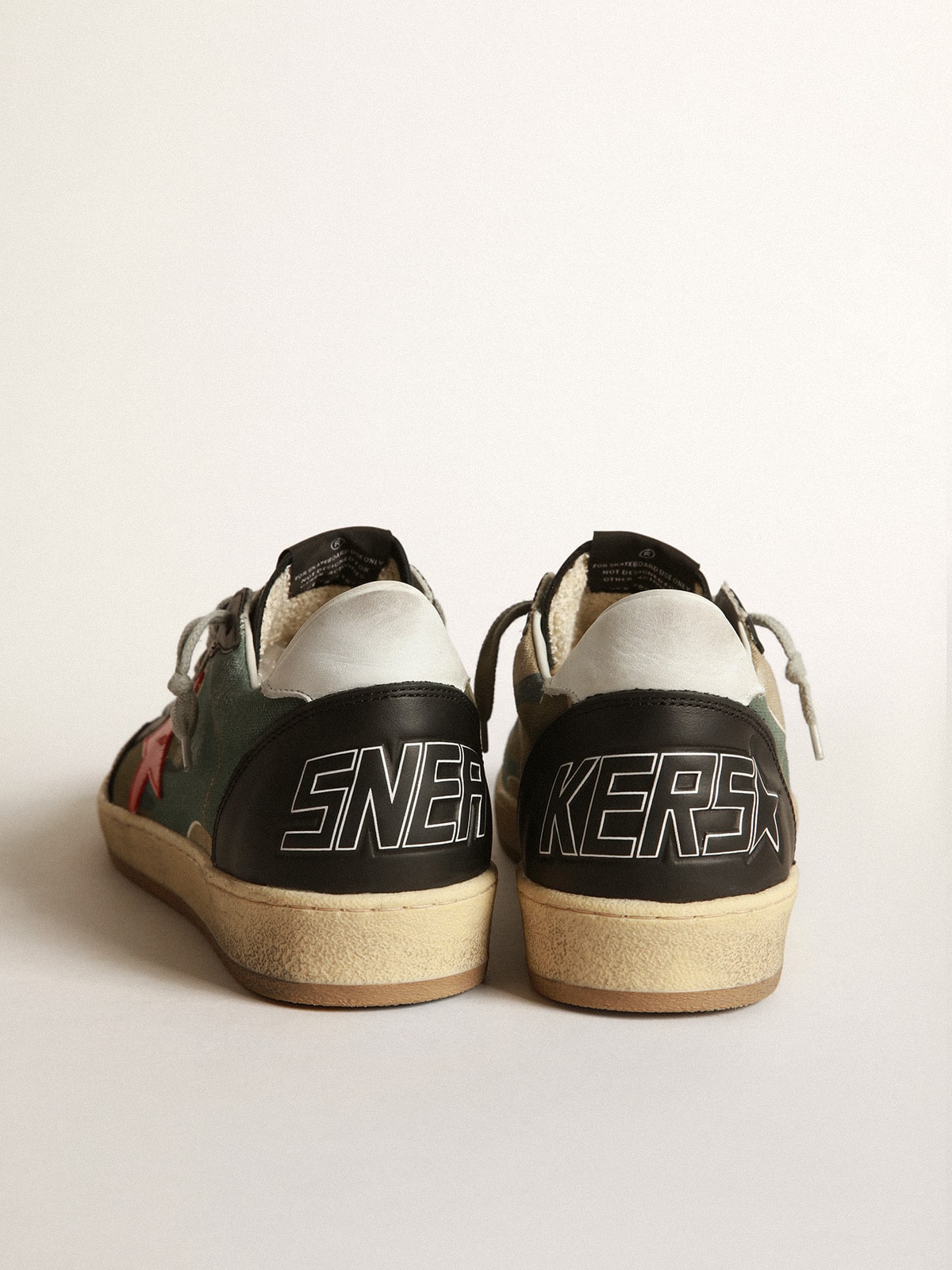 Golden Goose - Ball Star sneakers with camouflage print in 