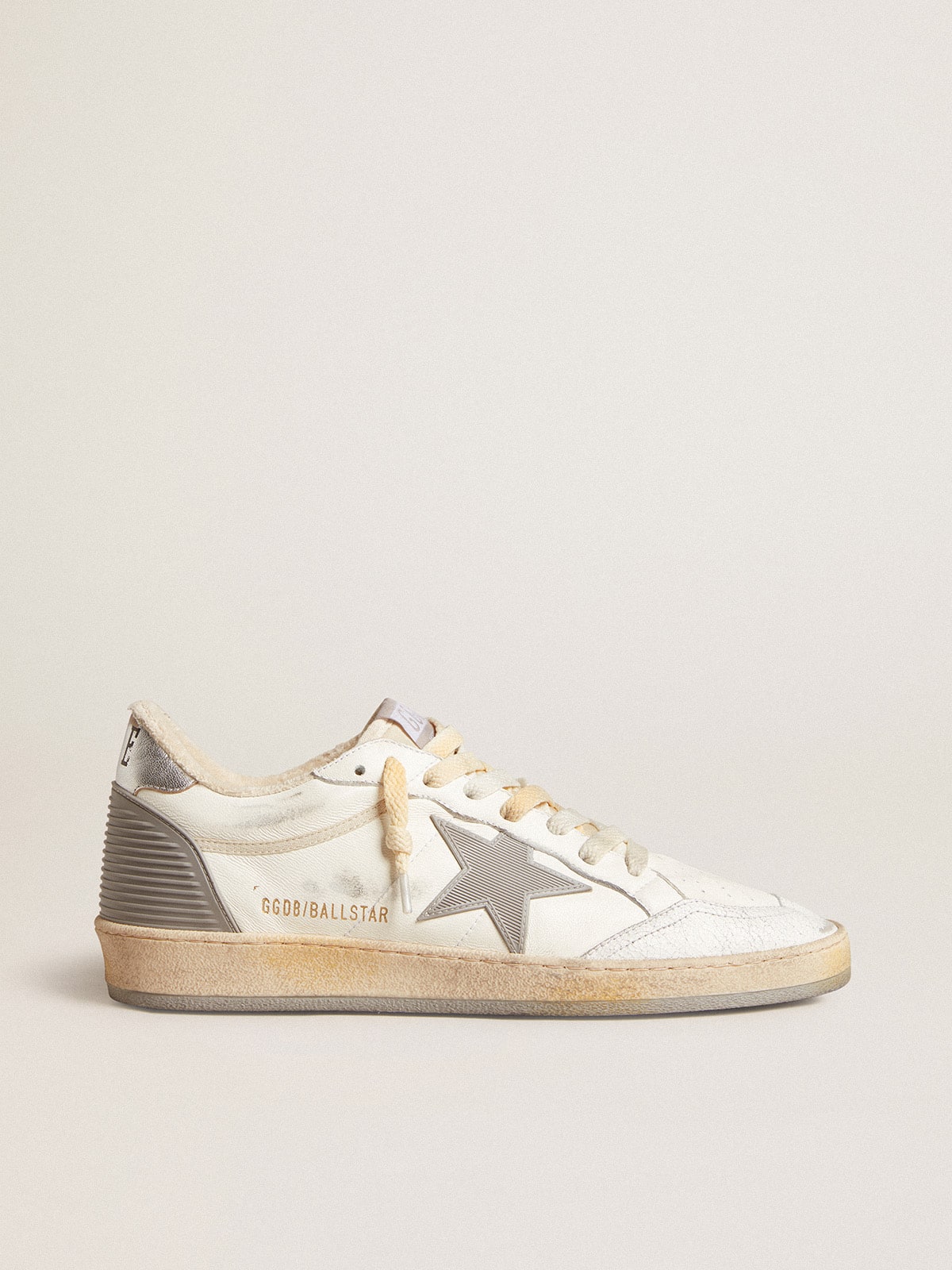 Ball Star in nappa with rubber star and silver leather heel tab ...