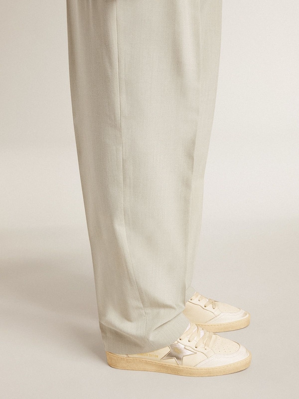 Golden Goose - Ball Star LTD in nappa with metallic leather star and suede heel tab in 