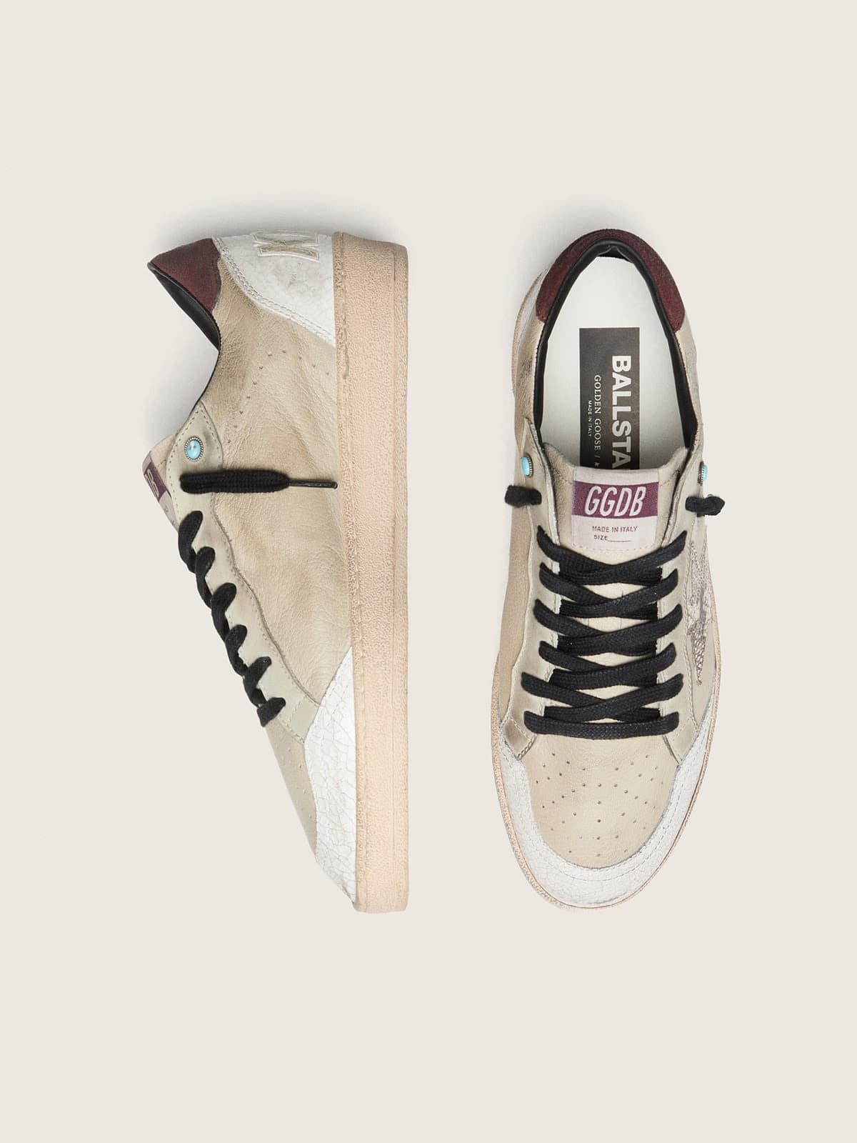 Ball Star LTD de hombre de piel crema con estrella con estampado pit&oacute;n