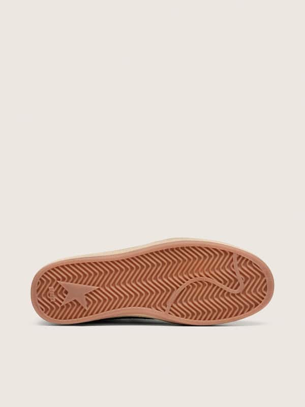 Golden Goose - Men's Ball Star in navy-blue leather with tone-on-tone leather star in 