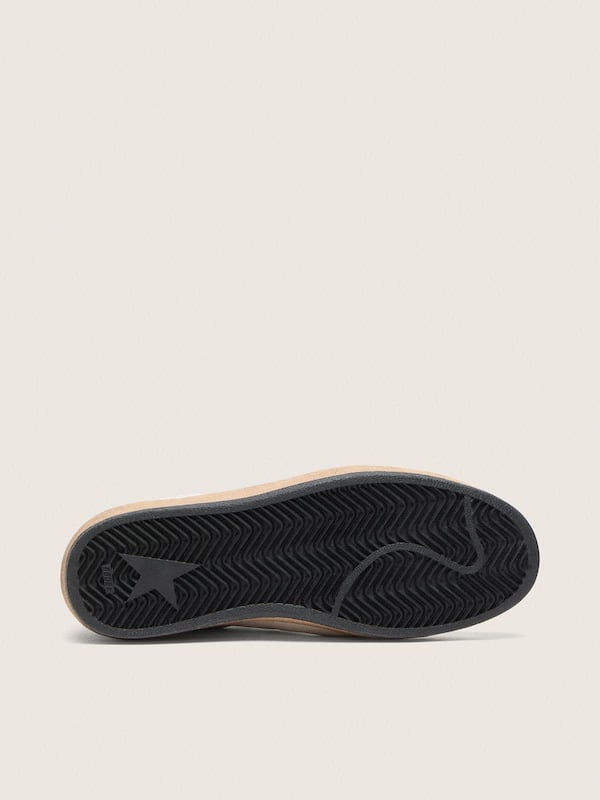 Golden Goose - Men's tennis-inspired Ball Star LTD in white nappa leather with black leather star and heel tab in 