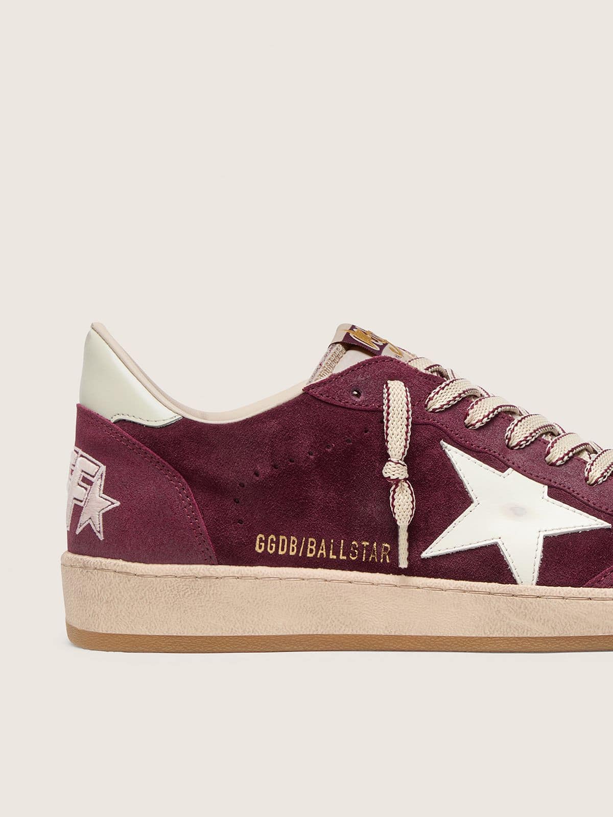 Golden Goose - Golden Goose | FiveFourFive Ball Star masculino bord&ocirc; com estrela cor creme in 