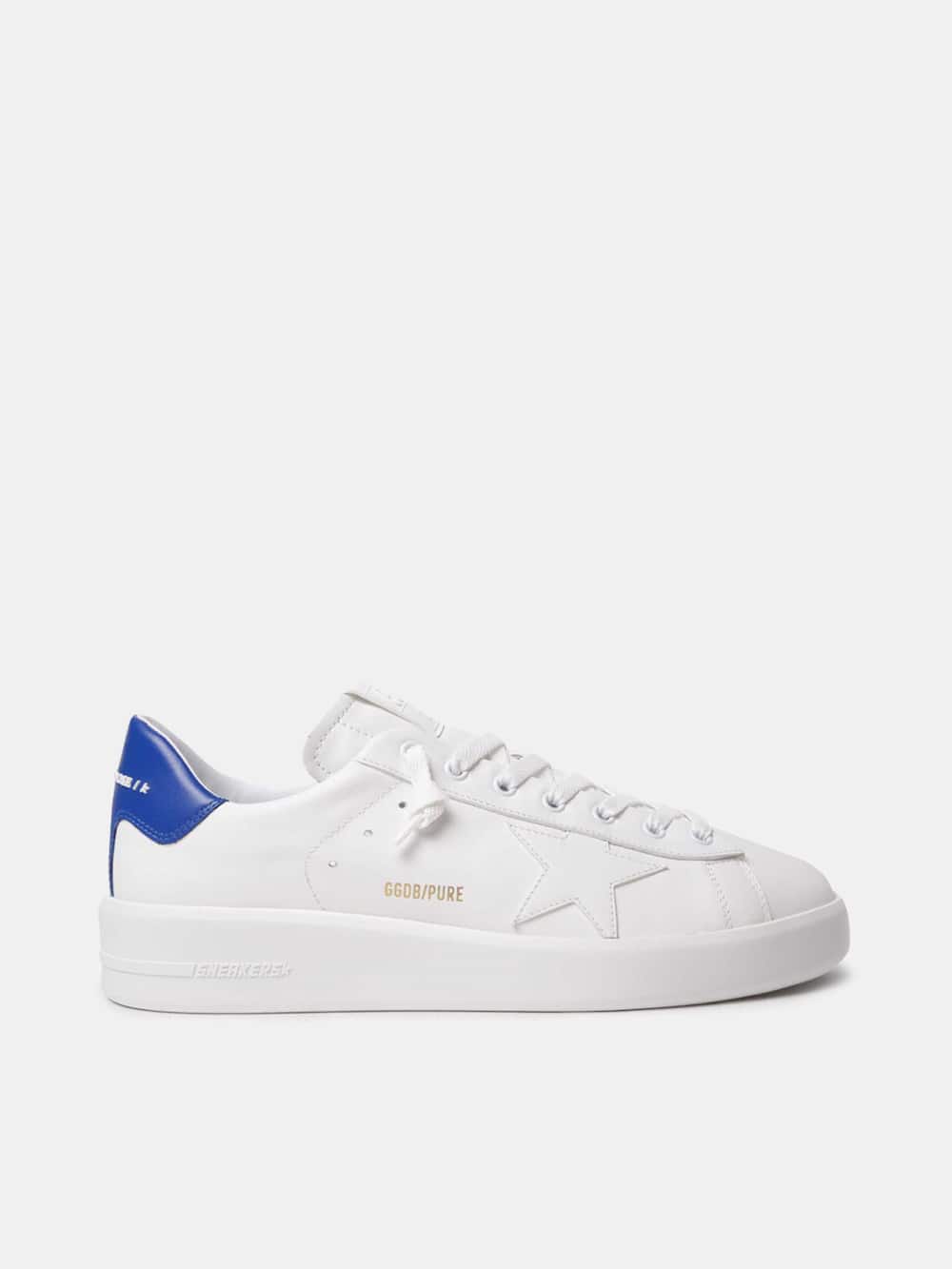 Golden Goose - Purestar sneakers with blue heel tab in 