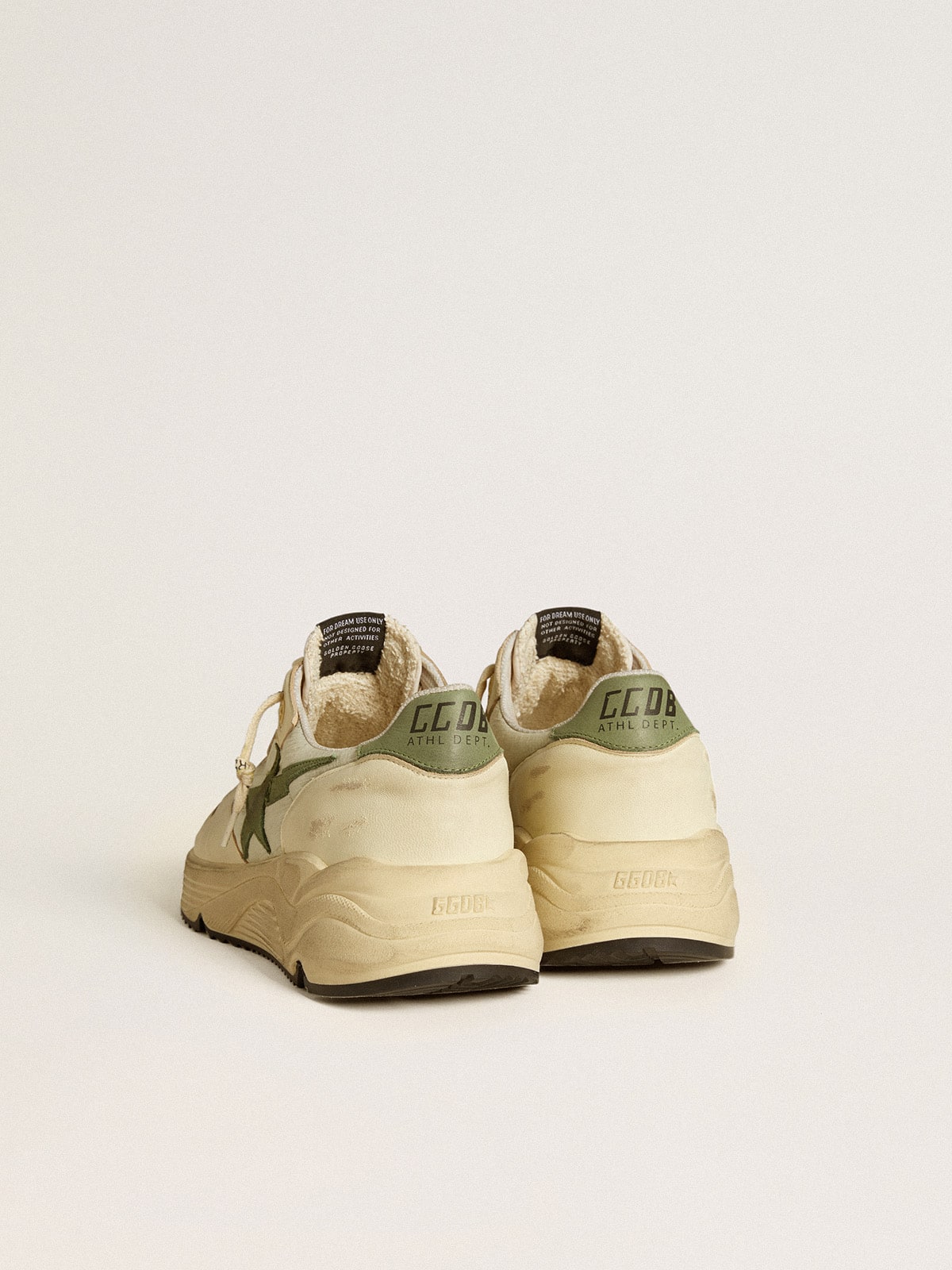 Golden Goose - Men’s Running Sole LTD in nylon and nappa with nubuck star and heel tab in 