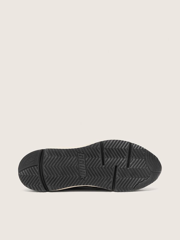 Golden Goose - Men&rsquo;s Running Sole in brown leather with cream star in 