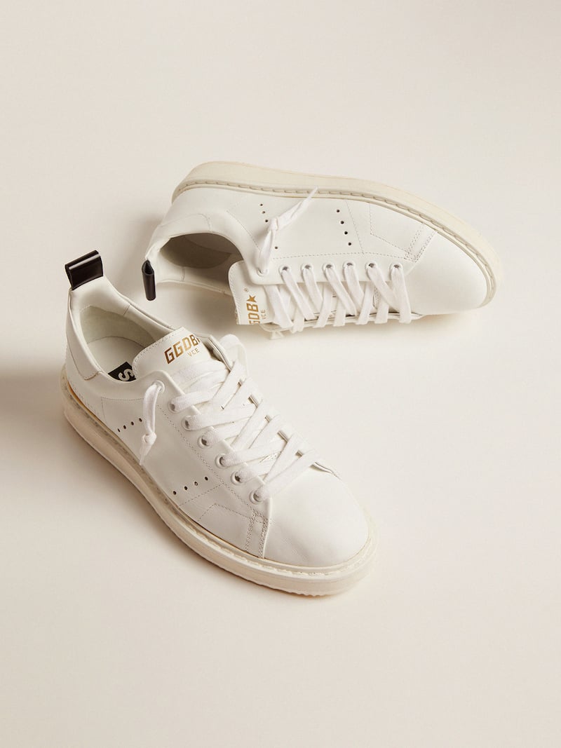 Golden Goose - Starter Uomo in pelle con stella sul talloncino in 