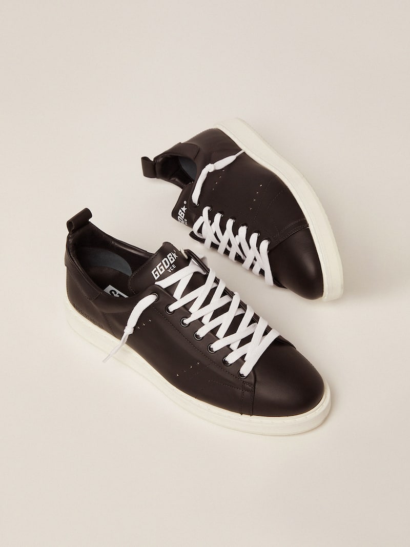 Golden Goose - Starter Uomo in pelle con stella stampata sul talloncino in 