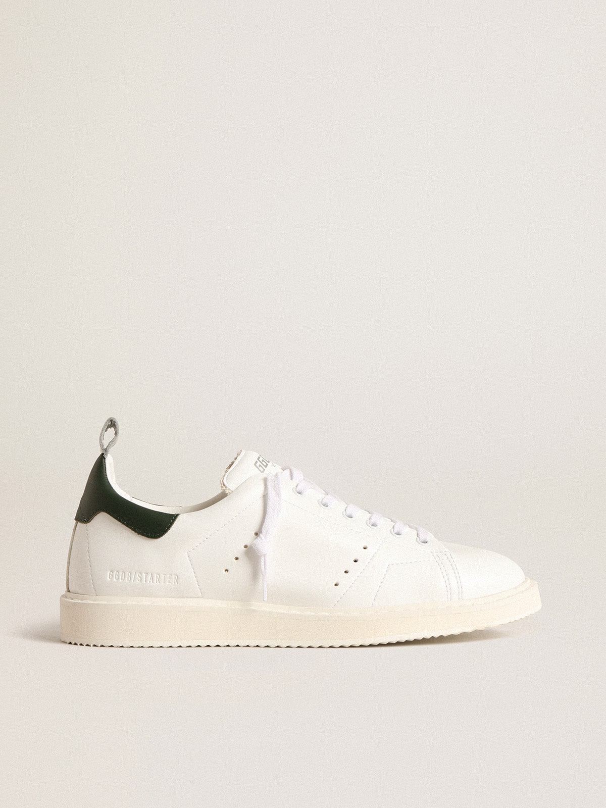 Bio based Starter with green leather heel tab Golden Goose