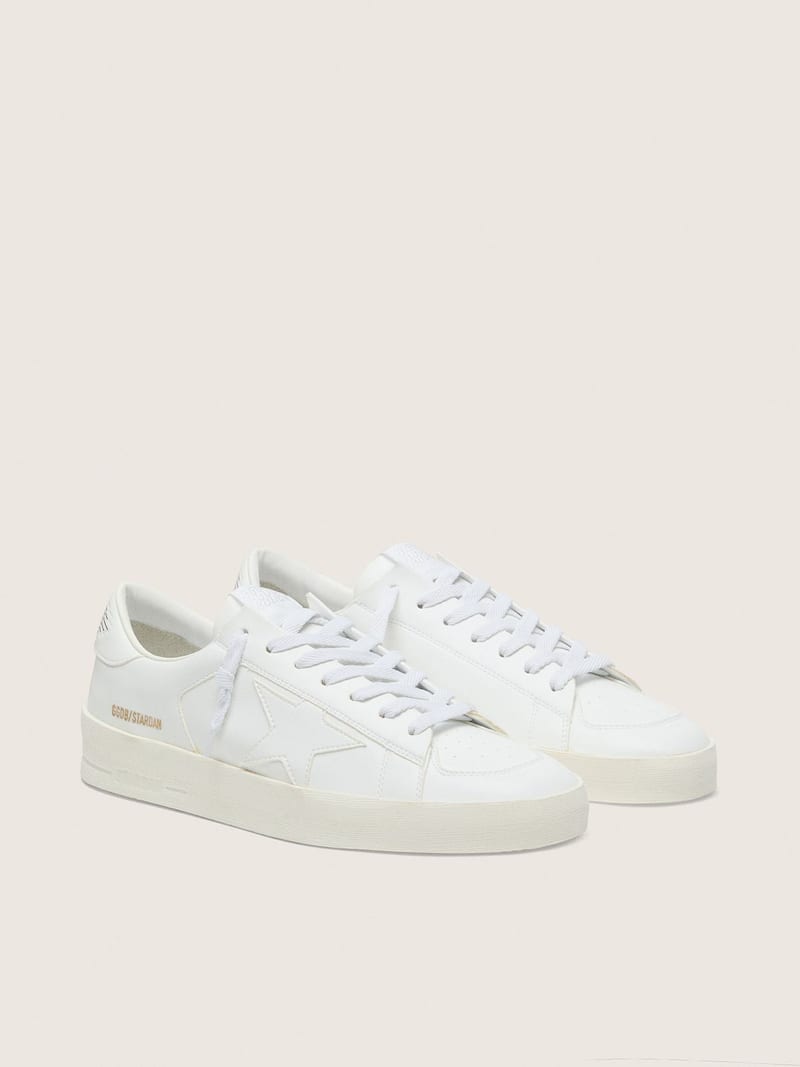 Golden Goose - Stardan homme en cuir blanc in 