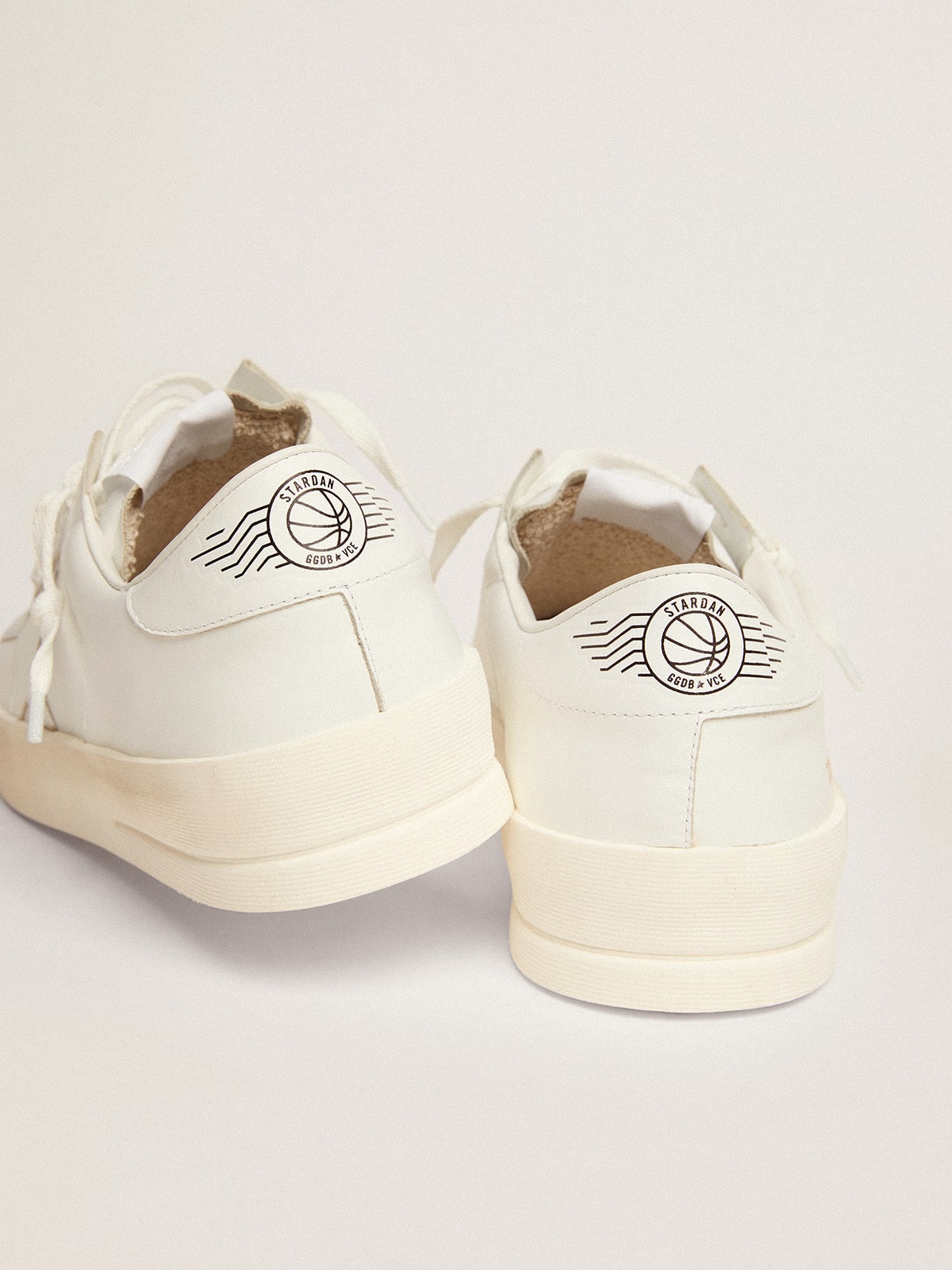 Golden Goose - Men's Stardan in white leather in 