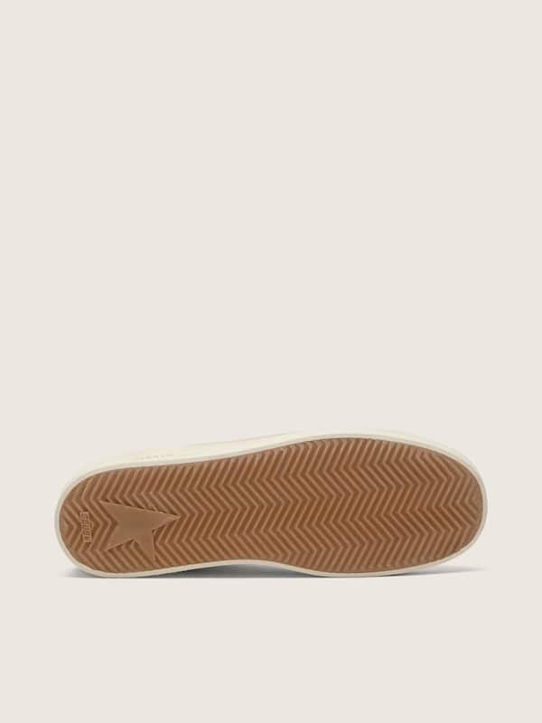 Golden Goose - Men's Stardan with star in ice-gray suede and blu-navy heel tab in 