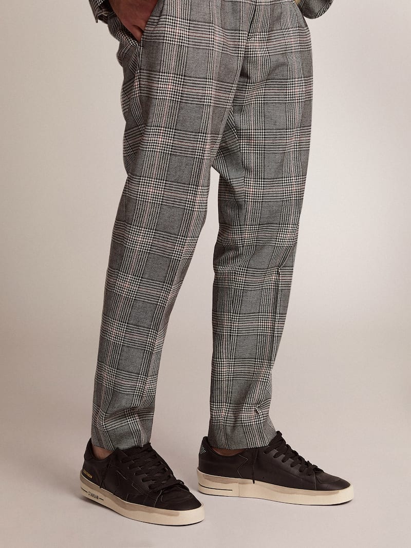 Golden Goose - Stardan homme en cuir total black in 