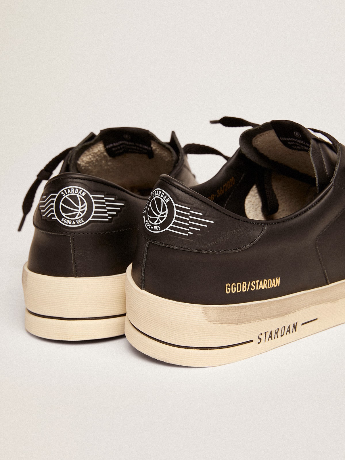 Golden Goose - Stardan homme en cuir total black in 