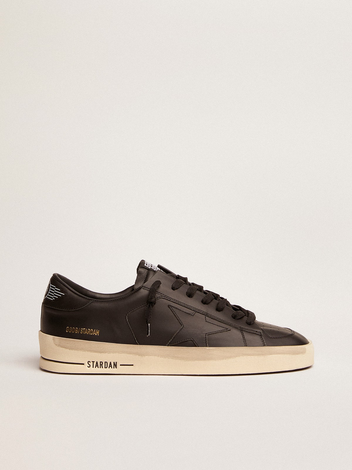 Golden Goose - Stardan homme en cuir total black in 