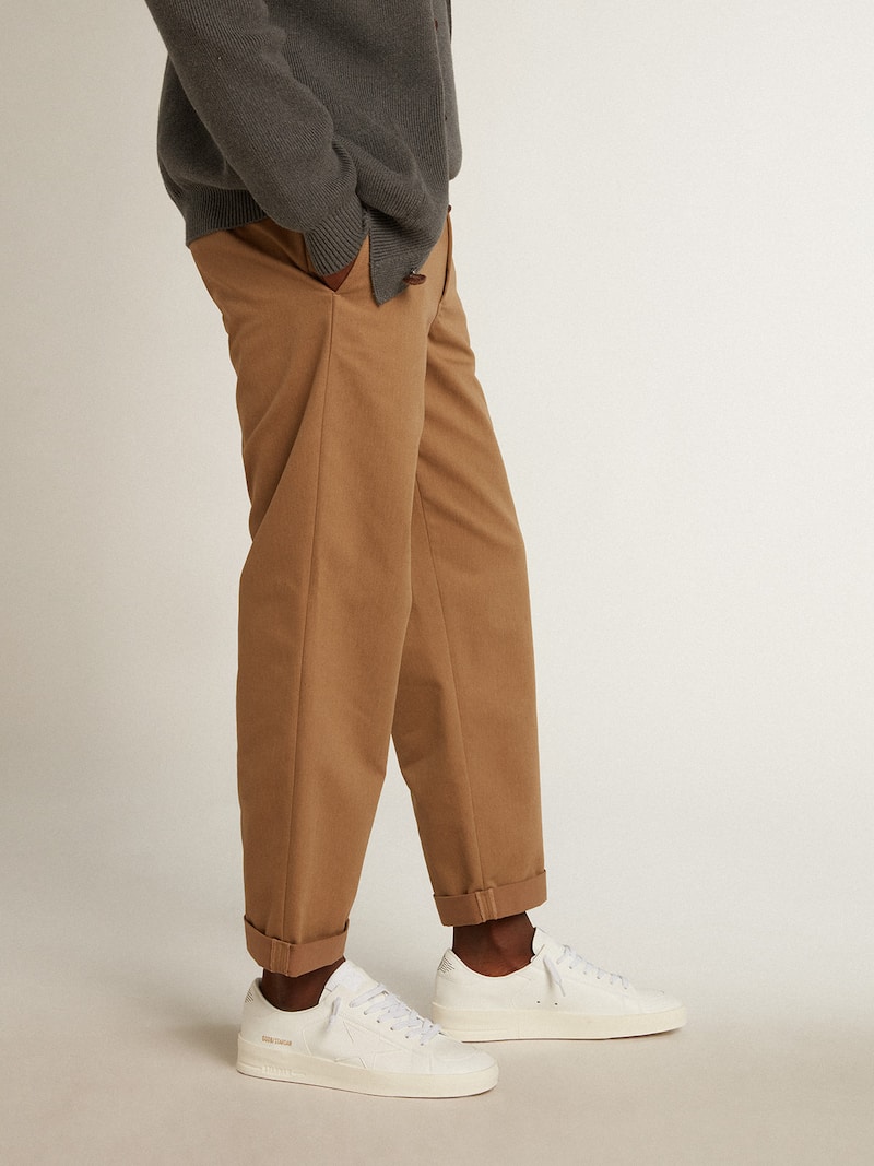 Golden Goose - Stardan homme d&rsquo;origine biologique avec &eacute;toile et contrefort blancs in 