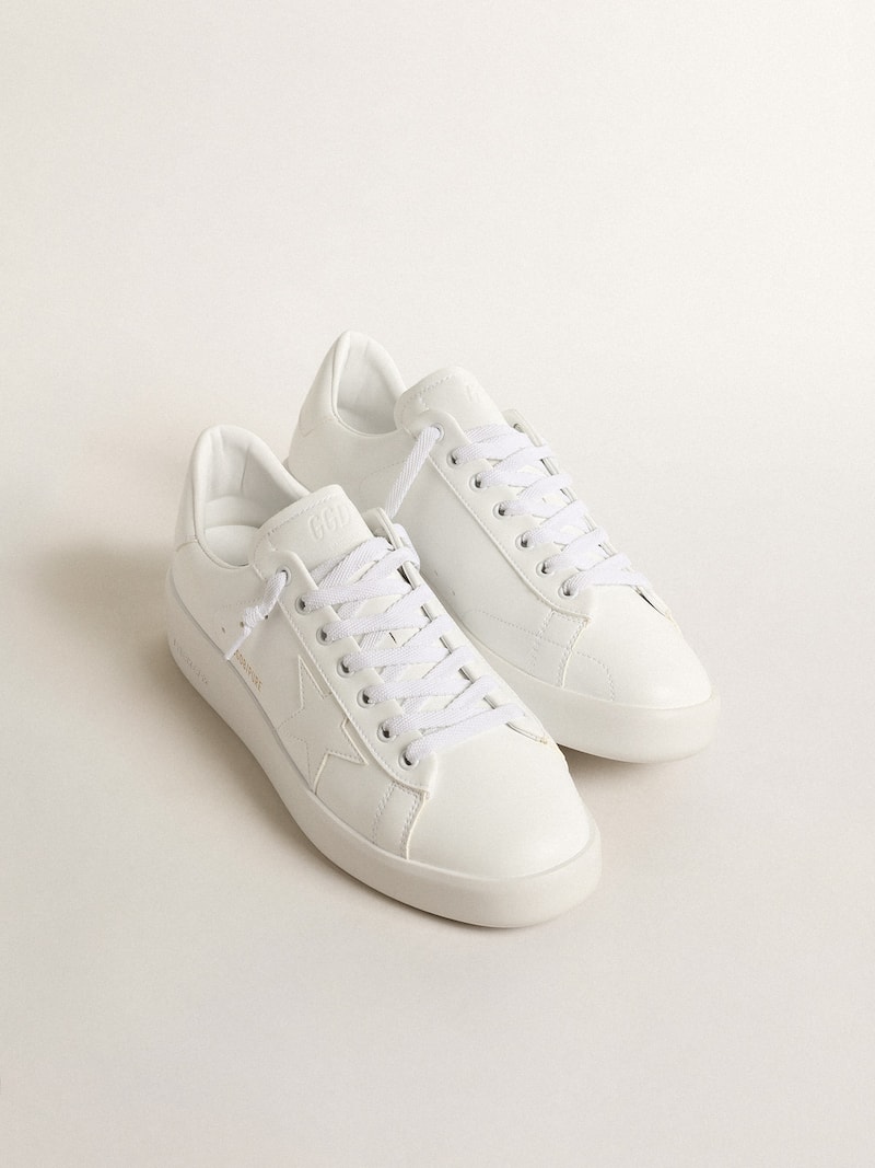 Golden Goose - Purestar de hombre bio-based con estrella y refuerzo del tal&oacute;n blancos in 