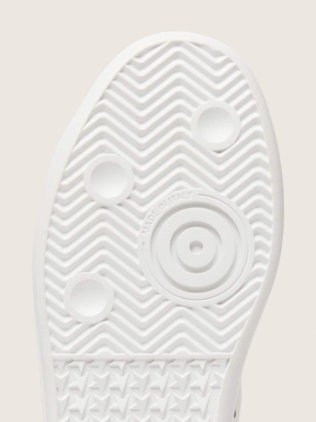 Golden Goose - Purestar mit wei&szlig;em Stern und bordeauxfarbenem Eidechsenprint an der Ferse in 