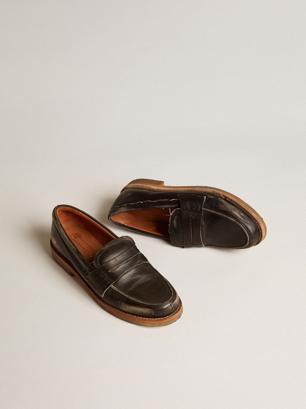 Golden Goose - Jerry loafer in black leather in 