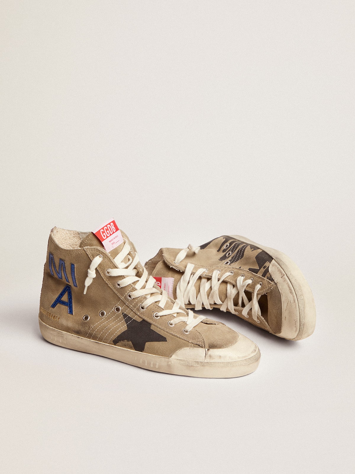 Golden Goose - Men's Francy Penstar in dove gray suede in 