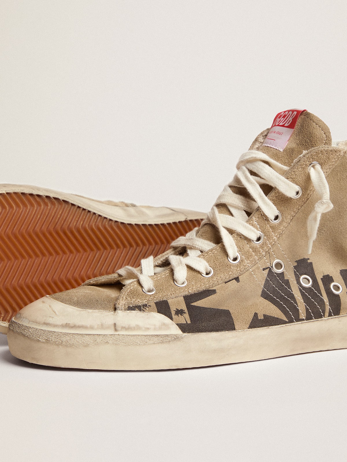 Golden Goose - Men's Francy Penstar in dove gray suede in 