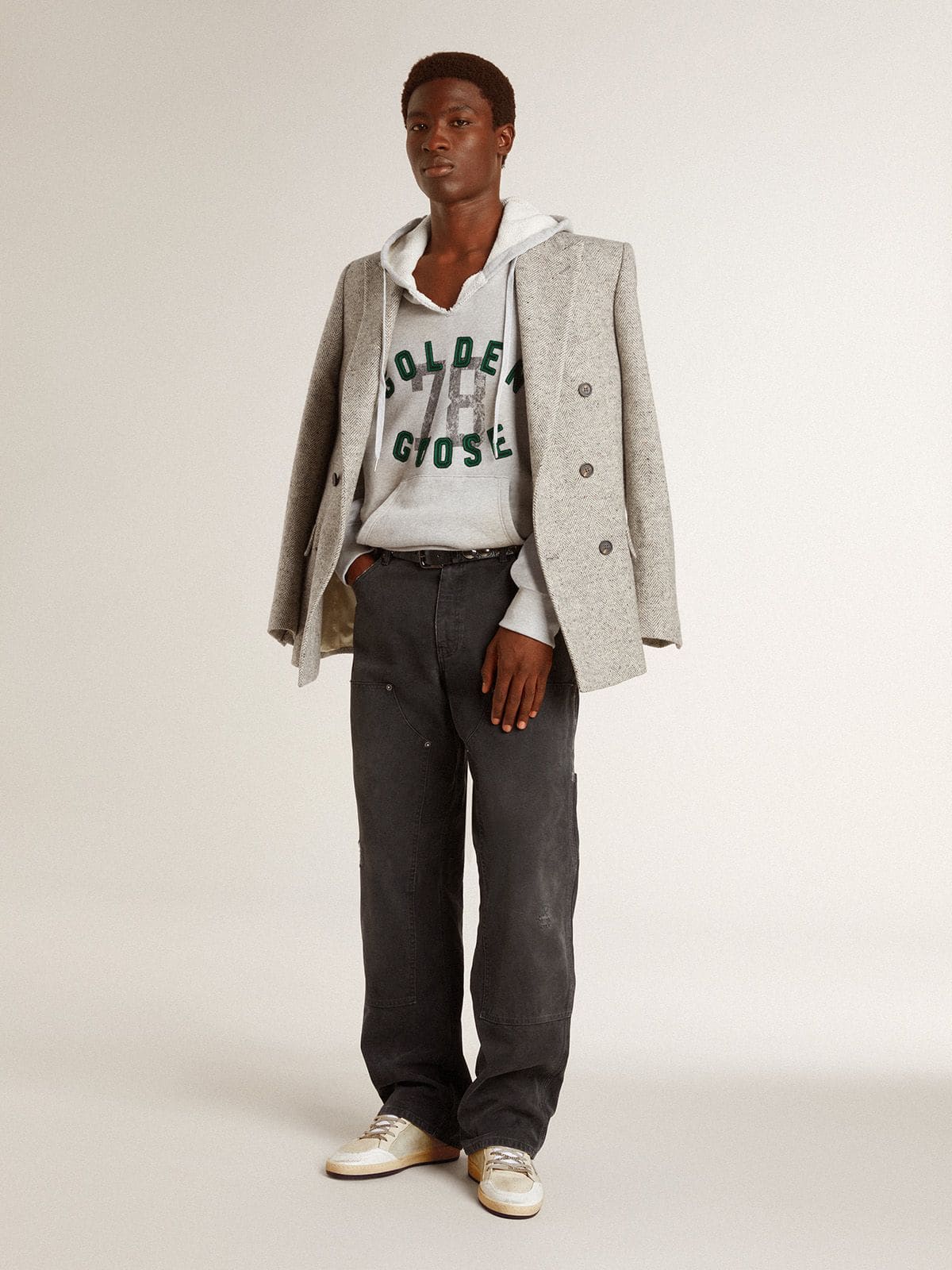 Golden Goose - Ball Star LTD Uomo in pelle e suede con stella in pelle stampa coccodrillo in 