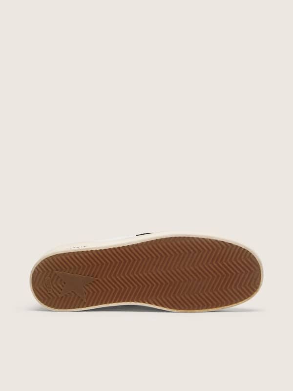 Golden Goose - Men's Stardan in white mesh with black suede star in 