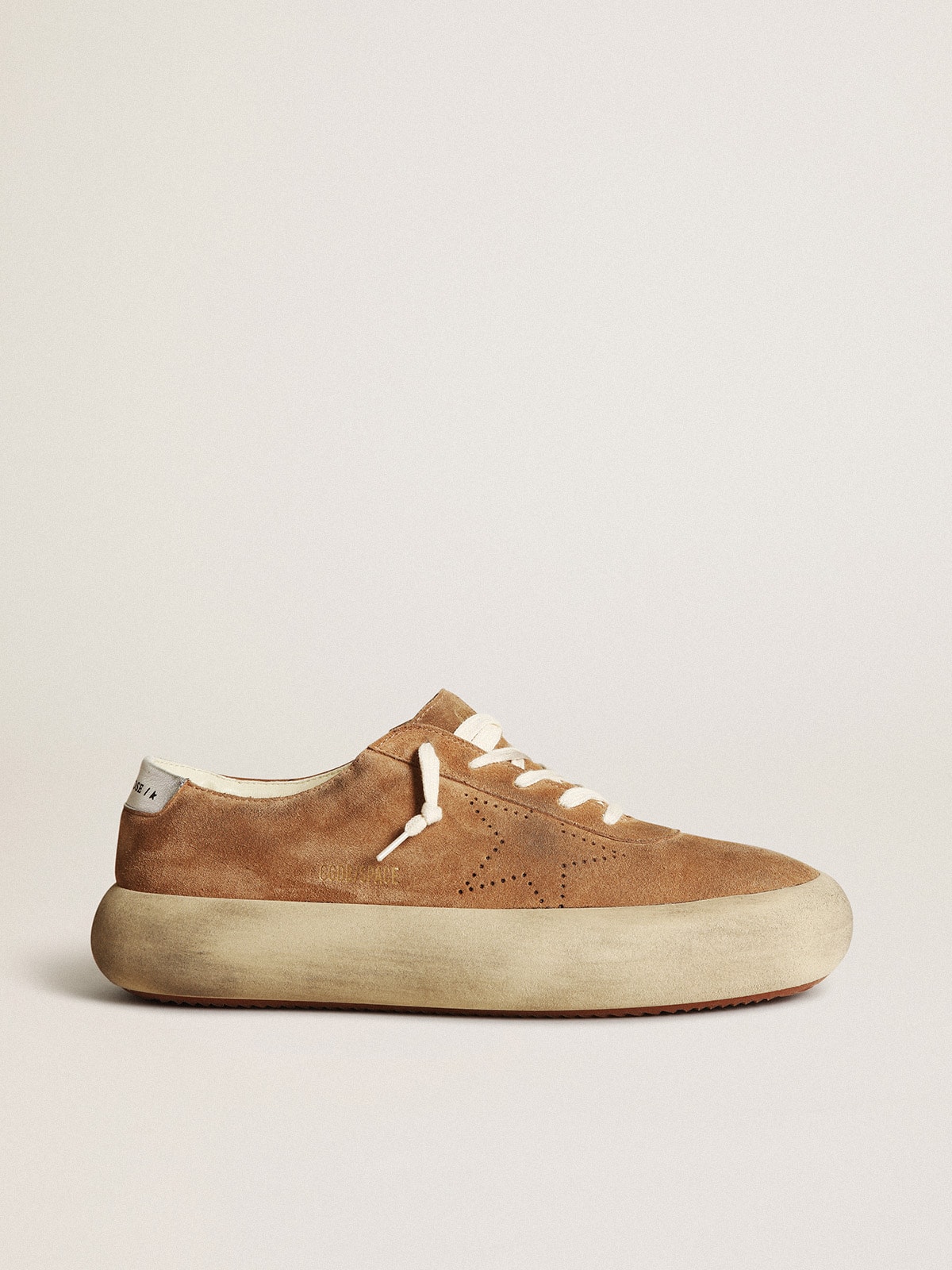 Golden Goose - Space-Star para hombre de ante color tabaco in 