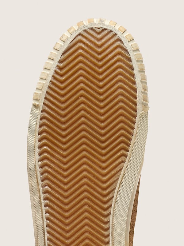 Golden Goose - Men's Mid Star LAB in rust-colored suede with white leather star in 