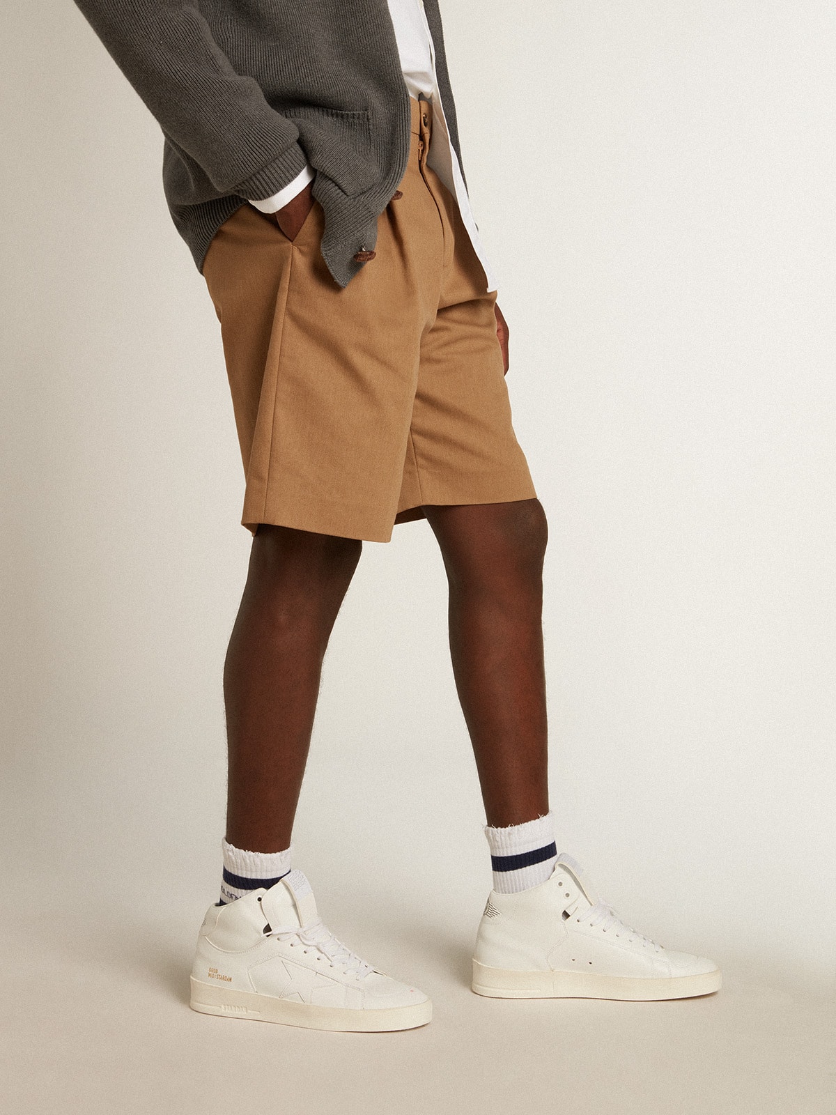 Golden Goose - Mid-Stardan de hombre bio-based con estrella blanca in 
