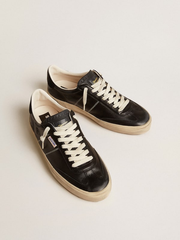 Golden Goose - Men’s Soul Star in black bio-based nappa in 