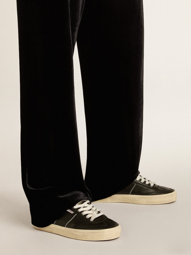 Golden Goose - Soul Star Herren aus schwarzem biobasiertem Nappaleder in 
