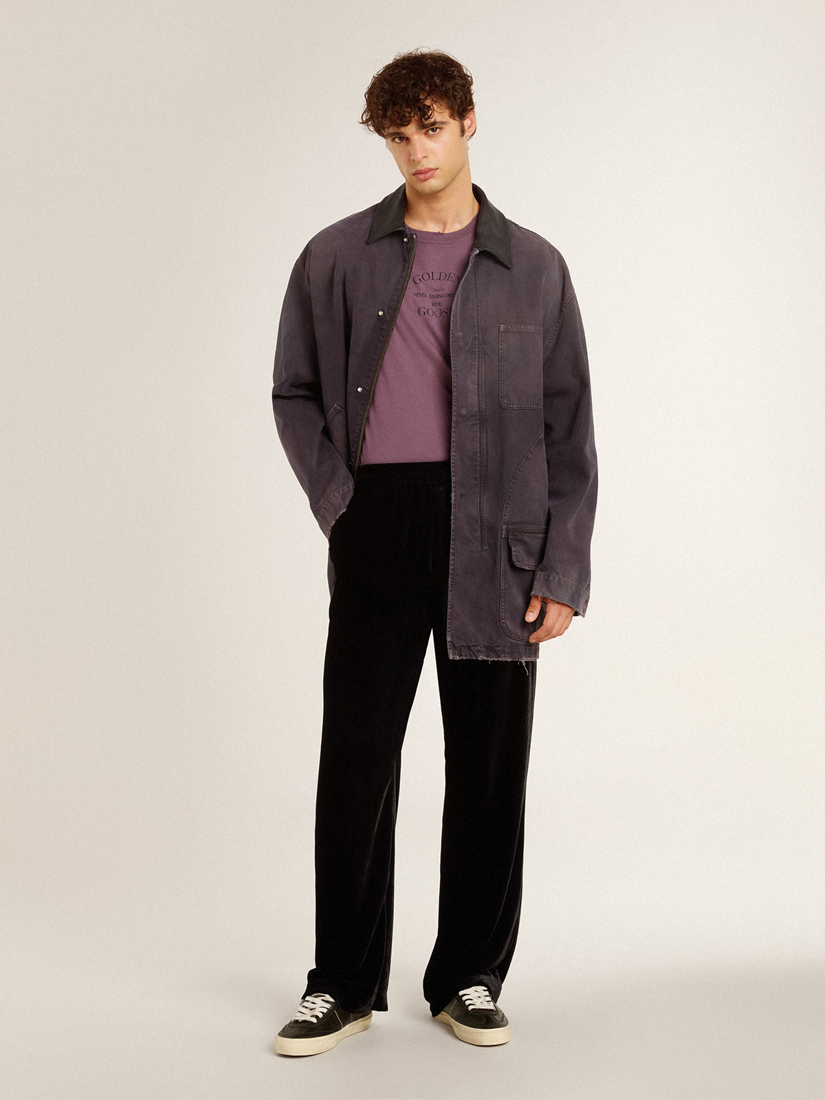 Golden Goose - Men’s Soul Star in black bio-based nappa in