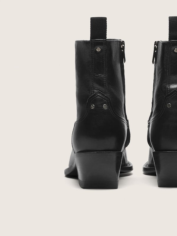 Golden Goose - Botas Debbie bajas de hombre de piel negra in 