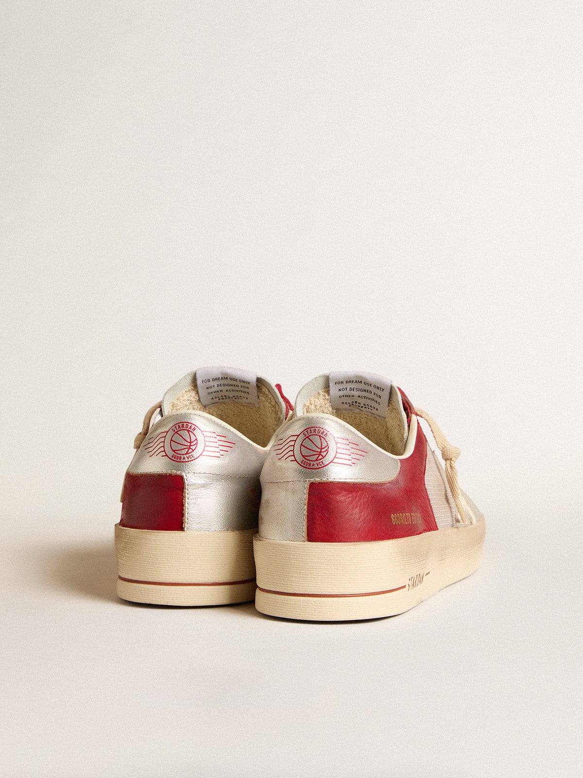 Golden Goose - Stardan LTD in mesh and nubuck with nappa star and leather heel tab in 